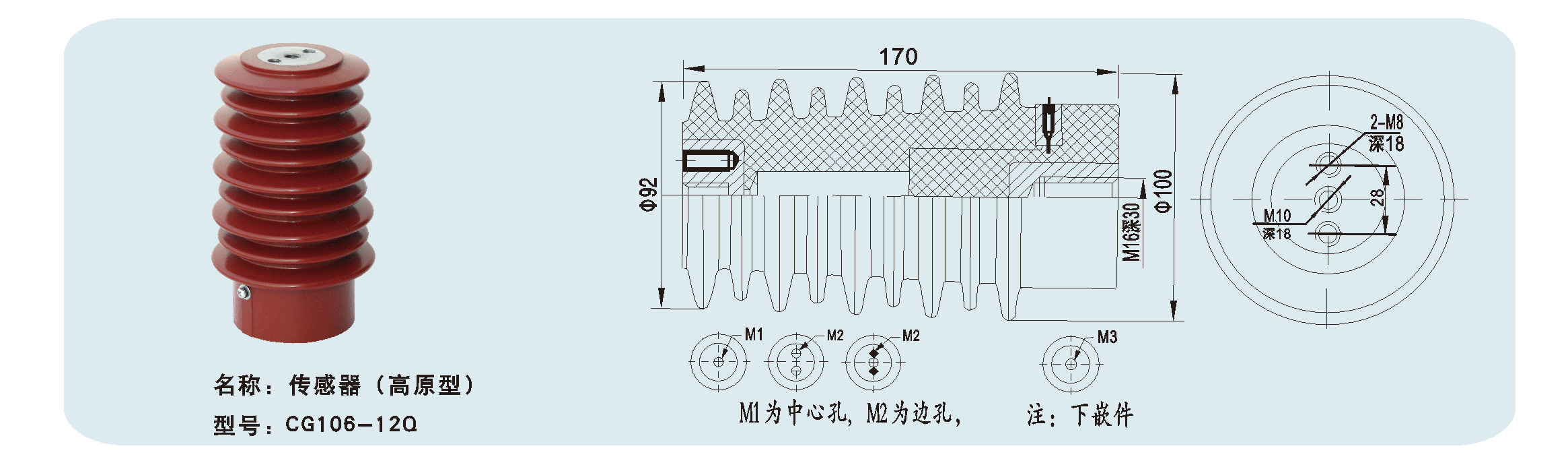 傳感器（高原型）CG106-12Q